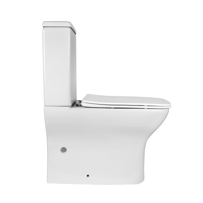 BOND F09-00 Унитаз напольный безободковый с сиденьем микролифт фото в интернет-магазине Русалия