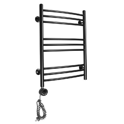 Электрический полотенцесушитель Калипсо П9 500x700 ЧРН EL, черный, матовый Domoterm фото в интернет-магазине Русалия