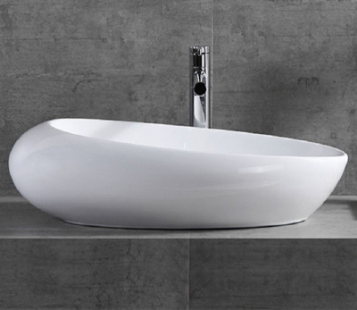 Раковина накладная овальная 7807 CeramaLux фото в интернет-магазине Русалия