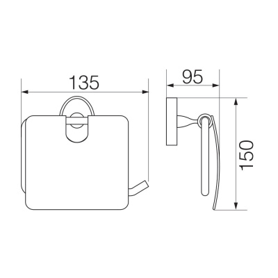 Бумагодержатель закрытый VR.BNR-7881.BR Bonjour Bronzo Veragio фото в интернет-магазине Русалия