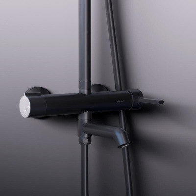 936740300 Scandinavian Pure душевая система с ванно душевым смесителем, чёрный фото в интернет-магазине Русалия