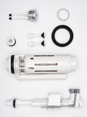 AQM1101 Бачок для напольного унитаза Aquame с фурнитурой GEBERIT. 385x140x415мм AQUAme фото в интернет-магазине Русалия