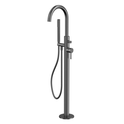 Смеситель для ванны отдельностоящий WHITECROSS Y Y1233GM (оружейная сталь) фото в интернет-магазине Русалия