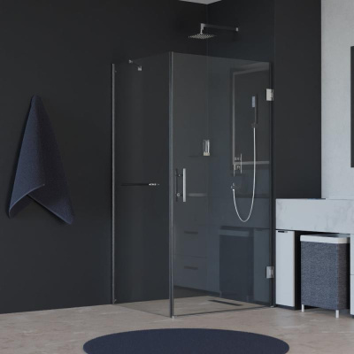 Душевой уголок RGW HO-045-1 (HO-011 + Z-060-2 + O-204) 800x900, профиль хром, стекло прозрачное фото в интернет-магазине Русалия