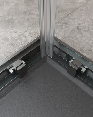 Душевой уголок CEZARES MOLVENO-AH-21-100+30-C-GM-IV фото в интернет-магазине Русалия