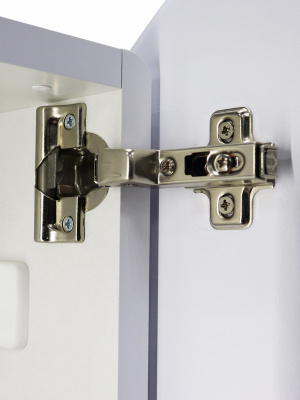 Зеркальный шкаф Torneo White d600 оборачиваемая модель МВК069 Continent фото в интернет-магазине Русалия