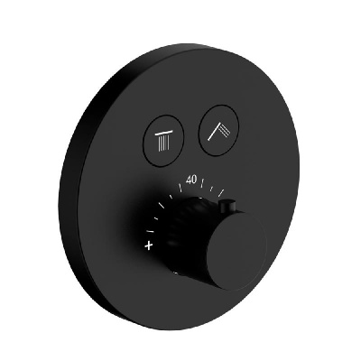 AQM 8403MB Набор для комплектации душа с термостатом, Черный матовый фото в интернет-магазине Русалия