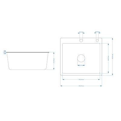 Мойка для кухни Fmark FSC5045L, сатин фото в интернет-магазине Русалия