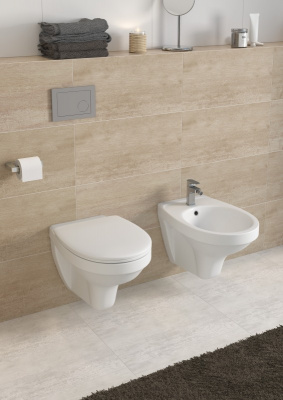 Комплект Delfi Black подвесной унитаз + инсталляция + кнопка S-SET-DEL/Black/TPL/Cg-w Cersanit фото в интернет-магазине Русалия