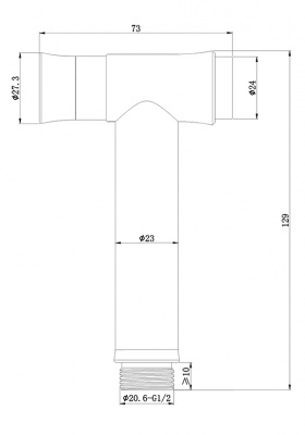 Гигиеническая лейка BS 060201 NeOp AltroBagno фото в интернет-магазине Русалия