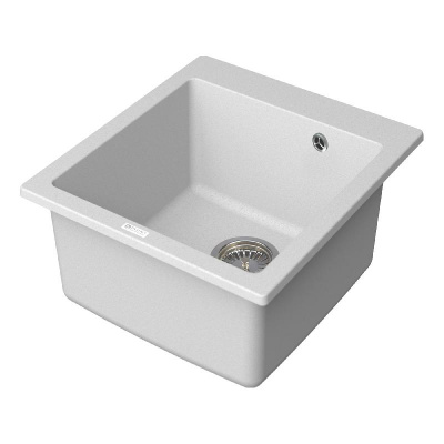 Мойка кухонная Point Моко 47 PN3006W, белый фото в интернет-магазине Русалия