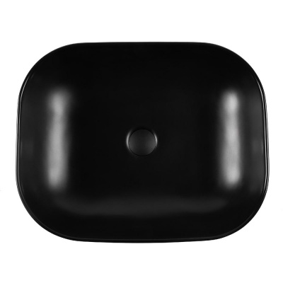 BOND S61-508 Раковина накладная прямоугольная 50*40*14,5см черная фото в интернет-магазине Русалия