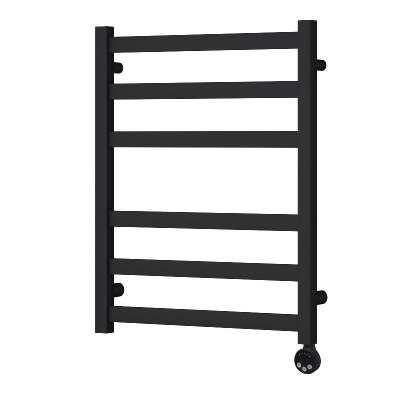 Полотенцесушитель электрический Point Меркурий PN83156BE П6 500x600 левый/правый, черный фото в интернет-магазине Русалия