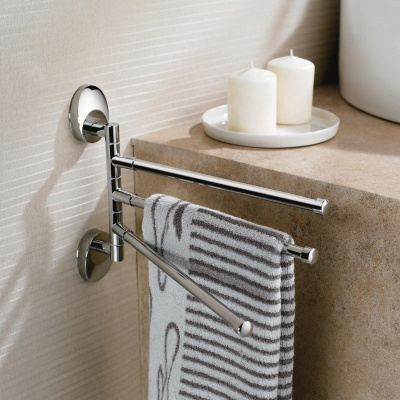 Полотенцедержатель Haiba HB1613, хром фото в интернет-магазине Русалия