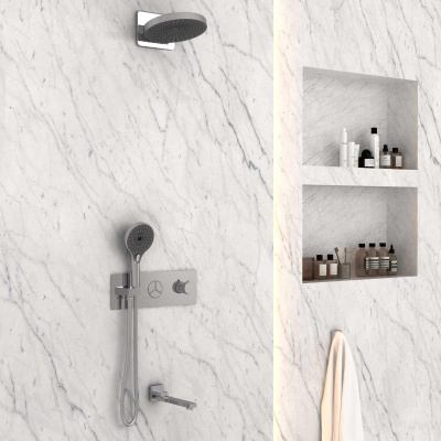 Душевой комплект VSFW-432TI1CH встраиваемый, хром Vincea фото в интернет-магазине Русалия