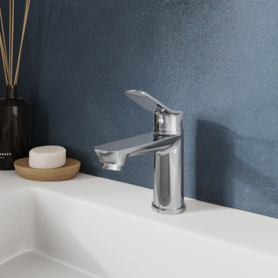 Смеситель для умывальника, глянцевый хром, Enjoy, Milardo, (ENJSB00M01) фото в интернет-магазине Русалия