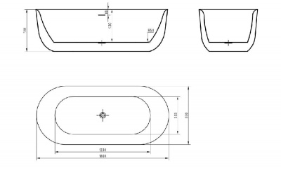 Акриловая ванна BELBAGNO BB706-1800-800 фото в интернет-магазине Русалия