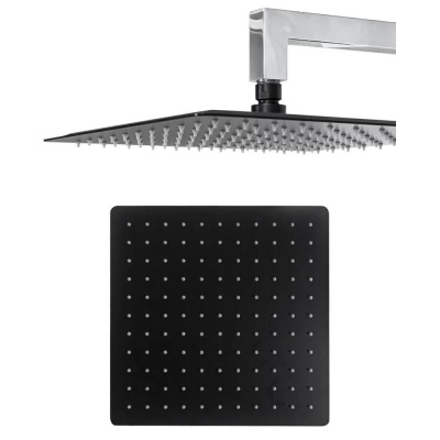 Душевая система встраиваемая Hansberge H6077BC, черный/хром фото в интернет-магазине Русалия