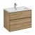Тумба под раковину AQUATON Либерти 75 2 ящика, дуб эльвезия 1A279501LYC70 фото в интернет-магазине Русалия