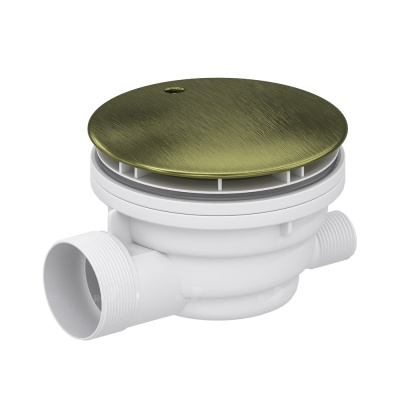 Сифон для поддона QYD-01 D90 мм Velplex бронза RGW фото в интернет-магазине Русалия