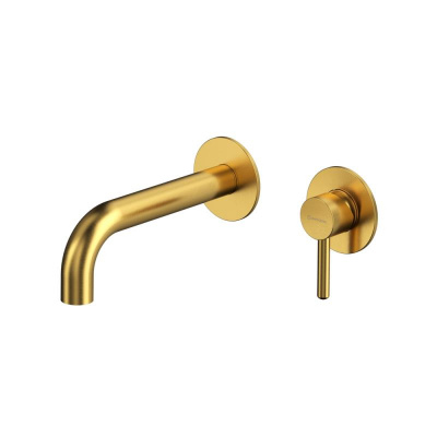 Смеситель для умывальника скрытого монтажа WHITECROSS Y Y1216GLB (брашированное золото) фото в интернет-магазине Русалия