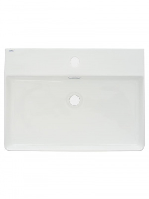 AQM5004 Раковина настольная с отверстием под смеситель. 590х430х120 фото в интернет-магазине Русалия