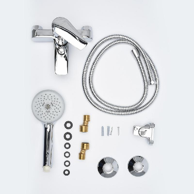 AQM P6112 AQUAme Prato Смеситель для ванны, хром, однорычажный. AQUAme фото в интернет-магазине Русалия