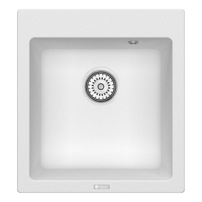 Мойка кухонная Point Моко 47 PN3006W, белый фото в интернет-магазине Русалия