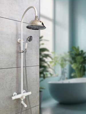 Душевая система с термостатом AltroBagno Beatrice 030405 Bi AltroBagnoBeatrice030405Bi фото в интернет-магазине Русалия