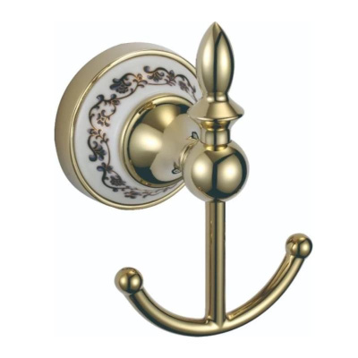 Крючок для ванной комнаты Savol S-06854B, золото фото в интернет-магазине Русалия