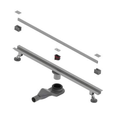 Душевой трап RGW SDR-50B 100см, черный фото в интернет-магазине Русалия