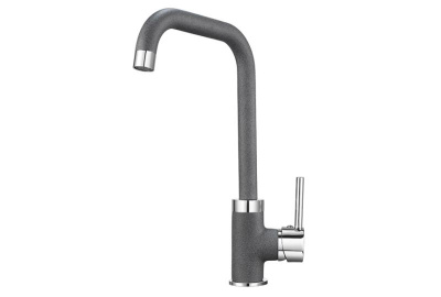 Смеситель для кухни GRANULA (0041, ГРАФИТ) фото в интернет-магазине Русалия