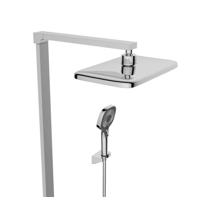 Душевая стойка Inspire VSFS-3I13TCH термостатическая с изливом, хром Vincea фото в интернет-магазине Русалия