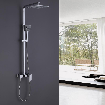 Душевая стойка ABBER Daheim AF8220 без излива, хром фото в интернет-магазине Русалия