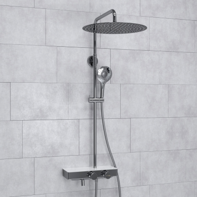 A113.117.101.CH Thermo Душевой комплект с термостатическим смесителем Wasserkraft фото в интернет-магазине Русалия