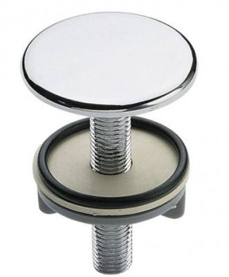 Заглушка хромированная для раковин TIM фото в интернет-магазине Русалия