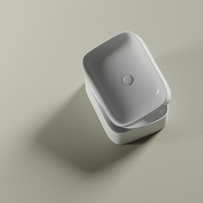 Умывальник чаша накладная прямоугольная Element 605*380*150мм CN6053 Ceramica Nova фото в интернет-магазине Русалия