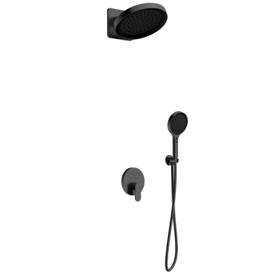 AQM 8402GM Набор для комплектации душа со смесителем, Gun metal фото в интернет-магазине Русалия