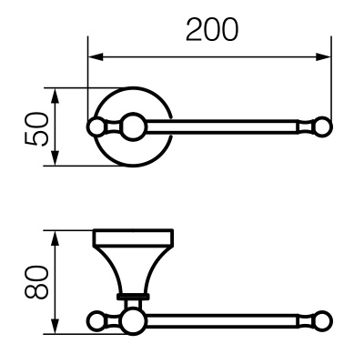 Бумагодержатель VR.GIL-6480.DO Gialetta Dorato Veragio фото в интернет-магазине Русалия