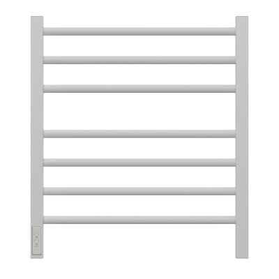 Полотенцесушитель электрический Point Веста PN70756W П7 500x600, диммер слева, белый фото в интернет-магазине Русалия