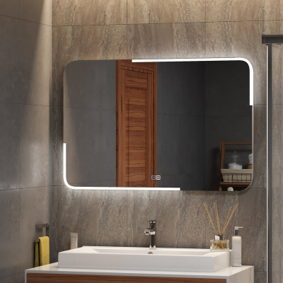 Зеркало с подсветкой Raison 800x600 антизапотевание ЗЛП867 Continent фото в интернет-магазине Русалия