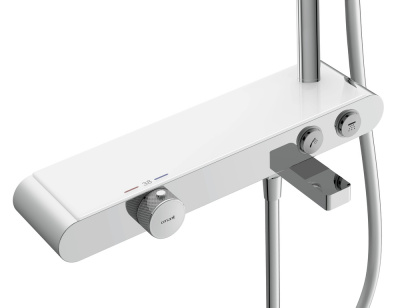 Душевая система с термостатом с изливом для ванны Vivo A64089 Cersanit фото в интернет-магазине Русалия