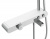 Душевая система с термостатом с изливом для ванны Vivo A64089 Cersanit фото в интернет-магазине Русалия