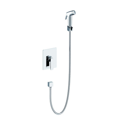 Смеситель встроенный с гигиеническим душем Timo Torne (4359/00SM) хром фото в интернет-магазине Русалия