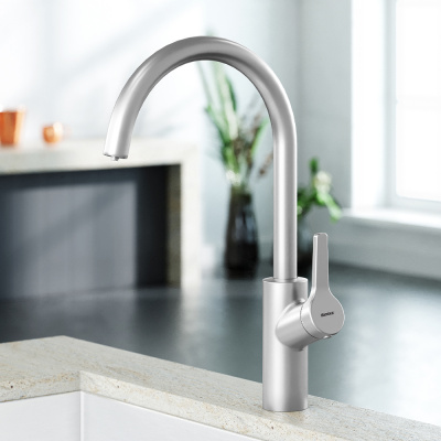 310721400  Eclipce смеситель для кухни, с фильтрацией C - излив, никель фото в интернет-магазине Русалия