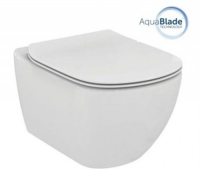 Унитаз подвесной безободковый T007901 TESI AquaBlade Ideal Standard фото в интернет-магазине Русалия