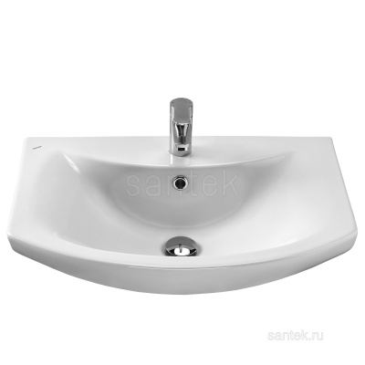 Раковина Santek Балтика 65 отверстие под смеситель 1WH207775 фото в интернет-магазине Русалия