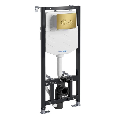 Aller 10TLT.010.ME.MG01 Система инсталляции для унитазов, золото Wasserkraft фото в интернет-магазине Русалия