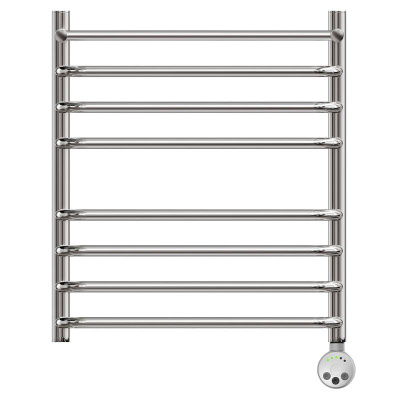 Полотенцесушитель электрический Point Нептун PN09156SPE П7 500x600 с полкой левый/правый, хром фото в интернет-магазине Русалия