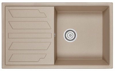 Кухонная мойка GRANULA (8601, ПЕСОК ) фото в интернет-магазине Русалия